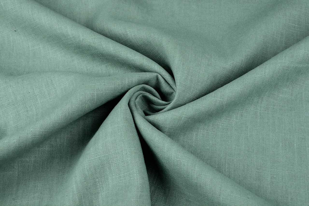 Oeko-Tex® Lin Lavé Foncé Vert Ancien Oeko-Tex® Lin Lavé Foncé Vert Ancien