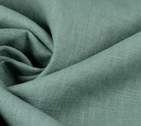 Oeko-Tex®  Washed Linen Dark Old Green