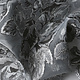 Metallic Lurex Silber Grau