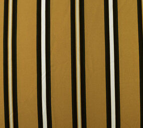 Crepe Printed Lizzy Stripes Ocher Crepe Printed Lizzy Stripes Ocher