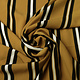 Crepe Printed Lizzy Stripes Ocher