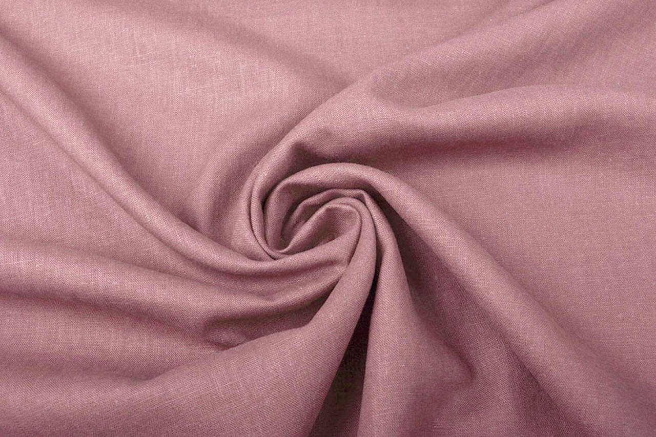 Oeko-Tex®  Washed Linen Dark Old Pink