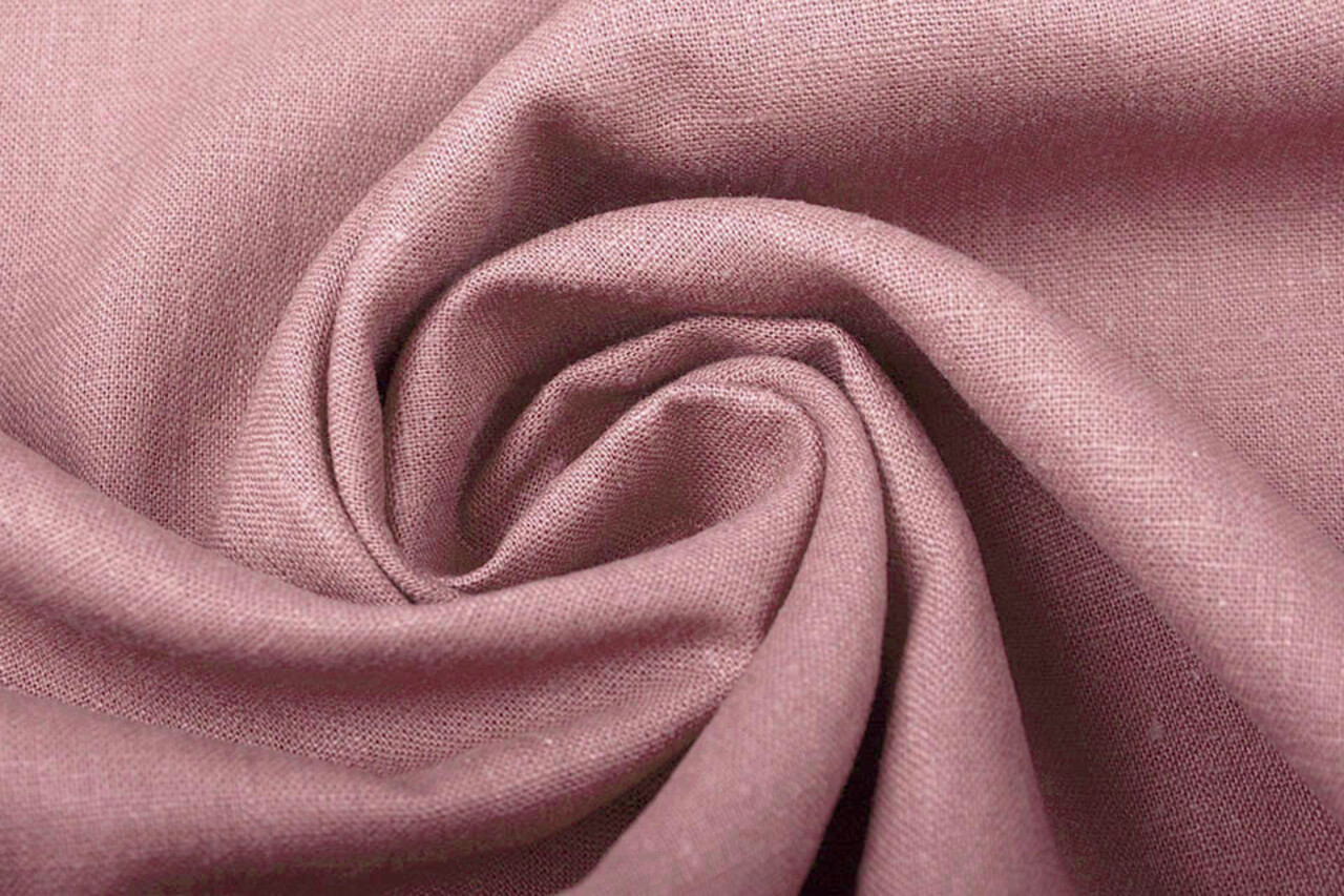Oeko-Tex®  Gewaschenes Leinen Dunkel Altrosa Oeko-Tex®  Gewaschenes Leinen Dunkel Altrosa