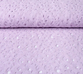 Broderie Katoen Viscose Elise Lila Broderie Katoen Viscose Elise Lila