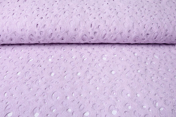 Embroidery Cotton Viscose Elise Lila