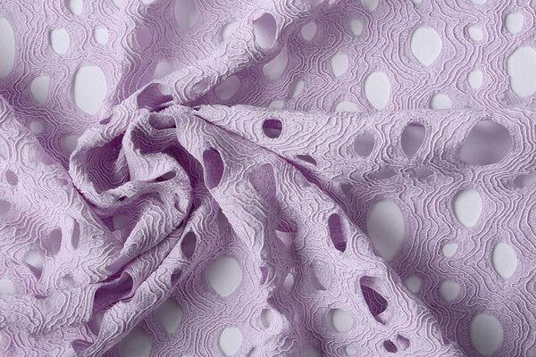 Embroidery Cotton Viscose Elise Lila Embroidery Cotton Viscose Elise Lila