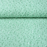 Broderie Katoen Viscose Elise Mint Groen Broderie Katoen Viscose Elise Mint Groen