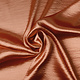 Crinkle  Crêpe Satin Orange Brique