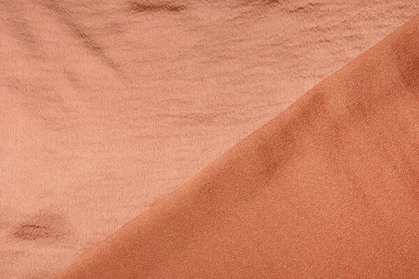 Crinkle  Krepp-Satin Orange Brique