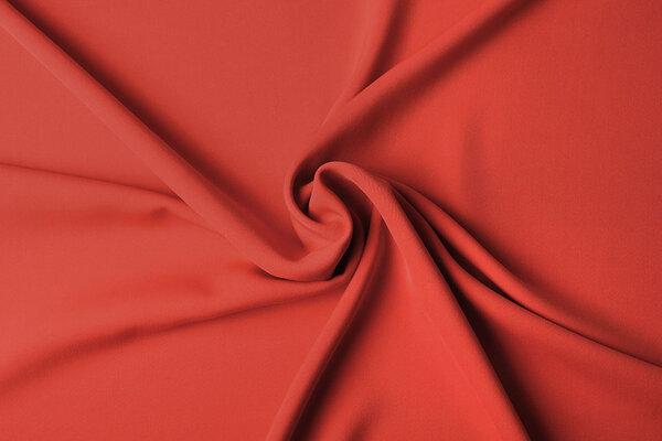 Krepp Gabardine Rot Krepp Gabardine Rot