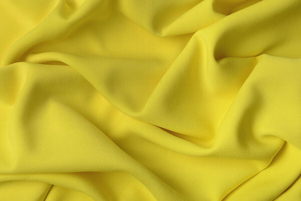 Crepé Gabardina Fluor Amarillo Crepé Gabardina Fluor Amarillo