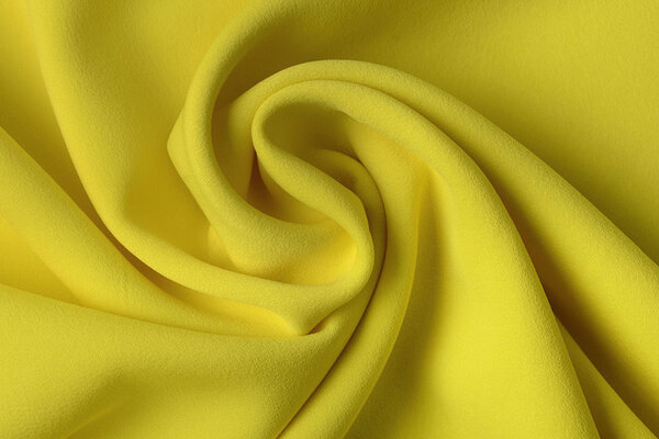 Crêpe Gabardine Giallo Fluorescente Crêpe Gabardine Giallo Fluorescente
