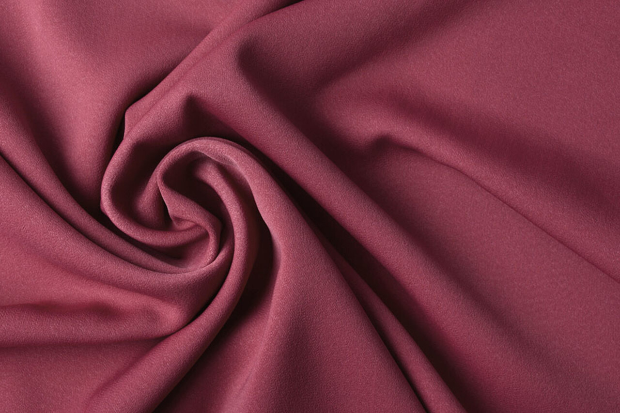 Crêpe Gabardine Donker Oud Roze