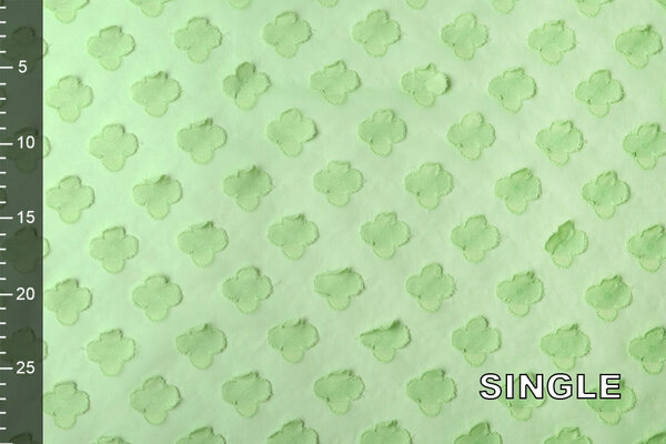 Gestikte Chiffon Charlize Licht Groen