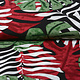 100% Viscose Congo Leaves Black