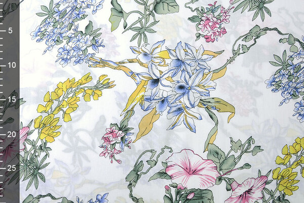 100% Viscose Serena Wild Flowers