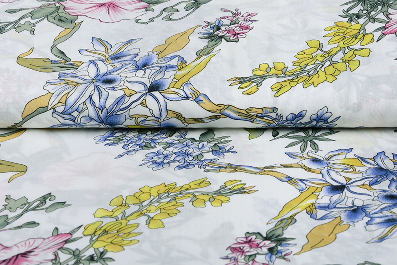100% Viscose Serena Wilde Bloemen 100% Viscose Serena Wilde Bloemen