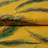 100% Viscosa Kunst Piume Giallo
