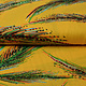 100% Viscose Art Feather Yellow