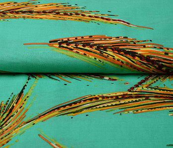 100% Viscose Art Feather Light Sea Green