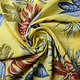 100% Viscose Bounty Leaves Yellow