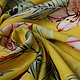 100% Viscose Fiji Leaves Yellow