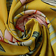 100% Viscose Fiji Leaves Yellow