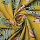 100% Viscose Fiji Leaves Yellow