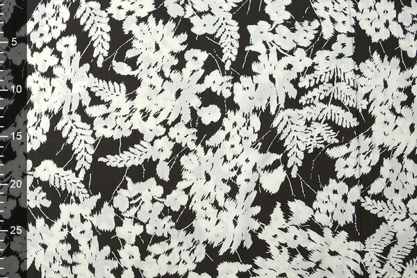 100% Viscose Elvira Zwart Wit