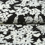 100% Viscose Elvira Black White 100% Viscose Elvira Black White