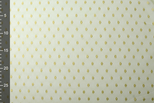 Fine Tulle Glitter Dots Lime Green