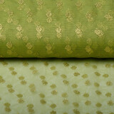 Fijne Tule Glitter Stippen Lime Groen Fijne Tule Glitter Stippen Lime Groen