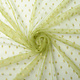 Fine Tule Glitter Dots Lime Green