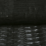 Mesh Embroidered  Sequins ZigZag Black