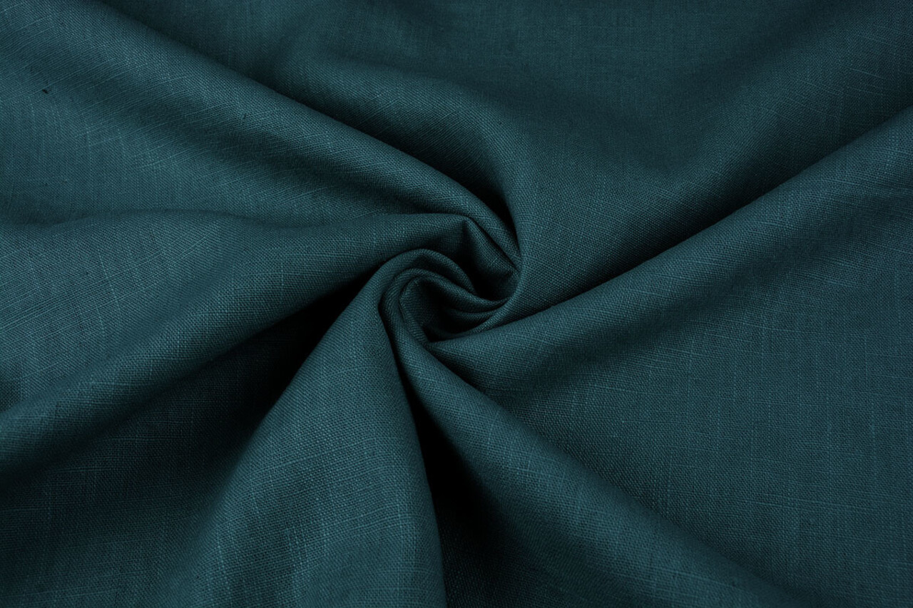 Oeko-Tex® Lavato Lino Petrolio Oeko-Tex® Lavato Lino Petrolio