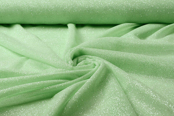 Elástico de Novia Tul Purpurina Menta Verde Elástico de Novia Tul Purpurina Menta Verde