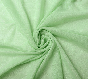 Elástico de Novia Tul Purpurina Menta Verde Elástico de Novia Tul Purpurina Menta Verde