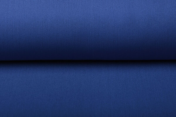 Stretch Gabardine Stoff Königs Blau