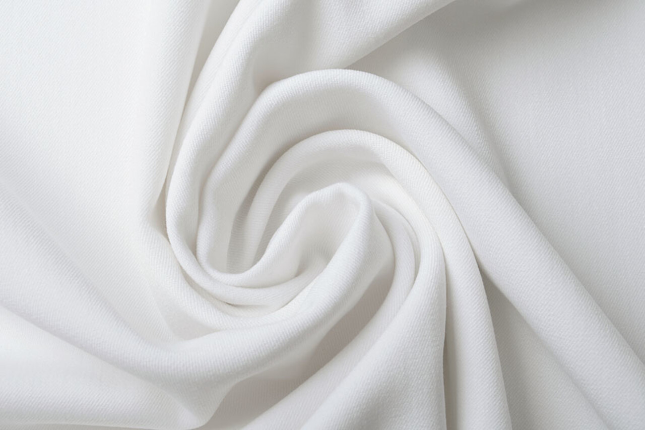 Stretch Gabardine White Stretch Gabardine White