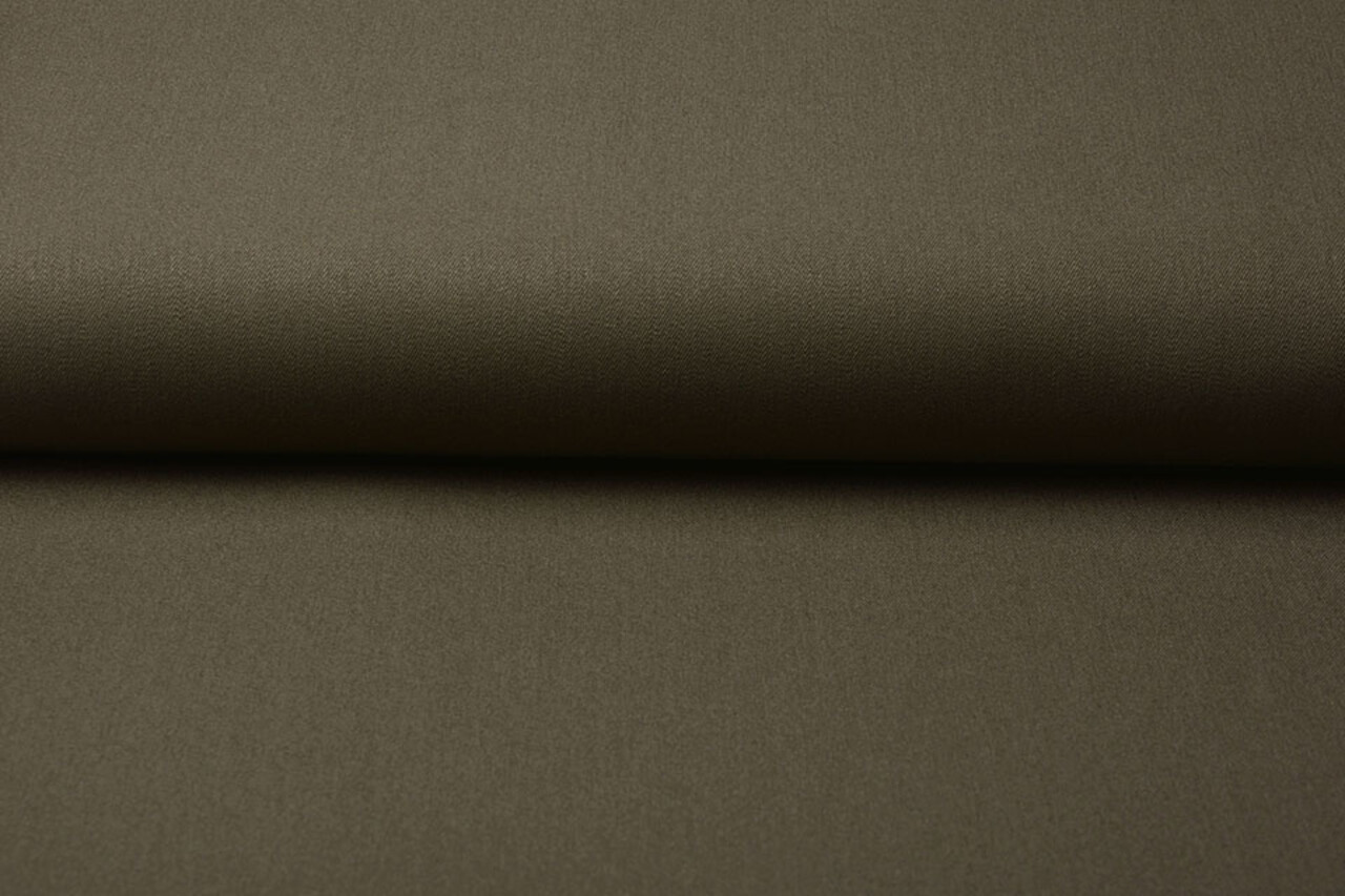 Stretch Gabardine Stoff Taupe