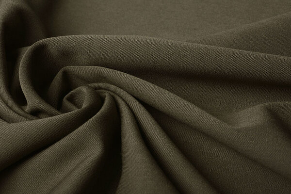 Stretch Gabardine Stoff Taupe