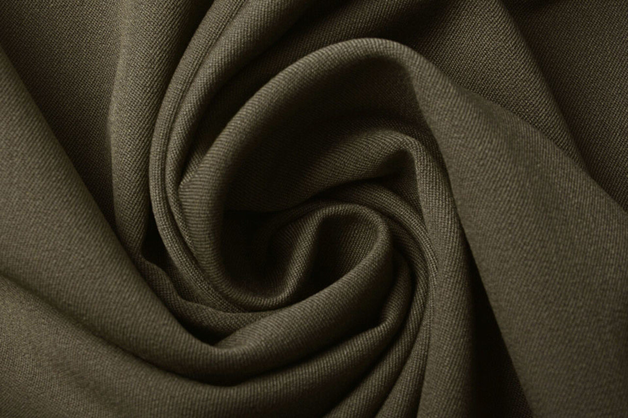 Stretch Gabardine Stoff Taupe