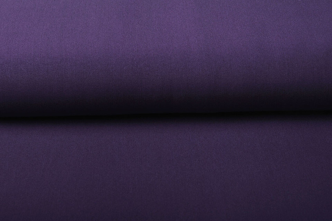 Stretch Gabardine Donker paars