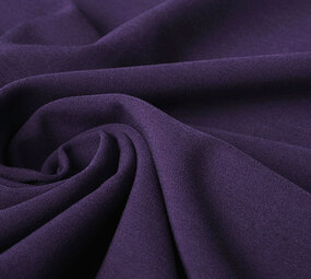 Stretch Gabardine Stoff Dunkel Lila