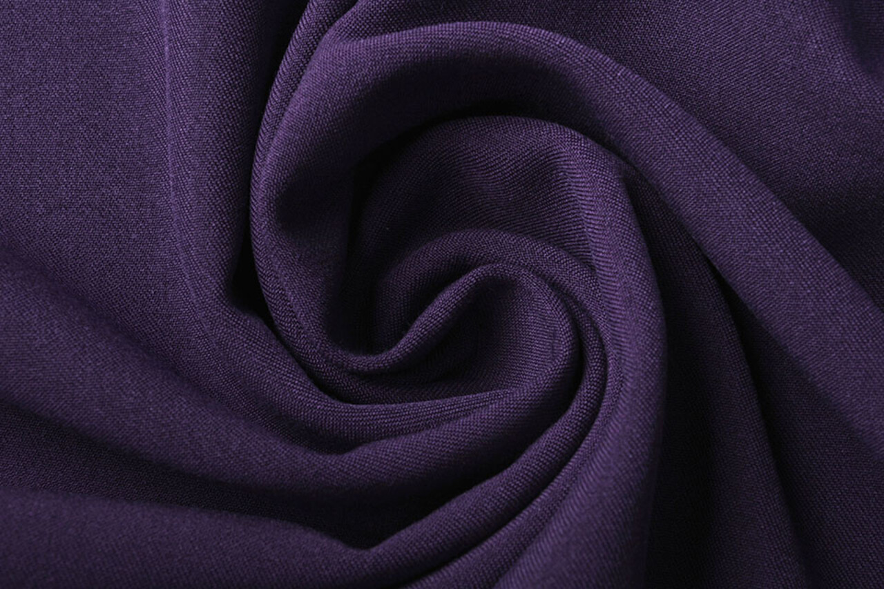 Stretch Gabardine Foncé Violet