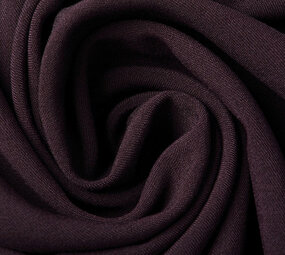 Stretch Gabardine Aubergine