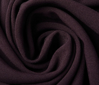 Stretch Gabardine Stoff Aubergine