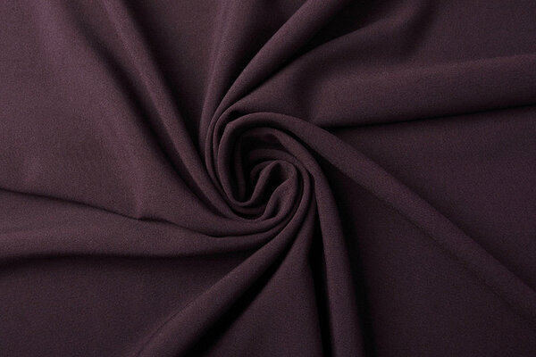 Stretch Gabardine Stoff Aubergine Stretch Gabardine Stoff Aubergine