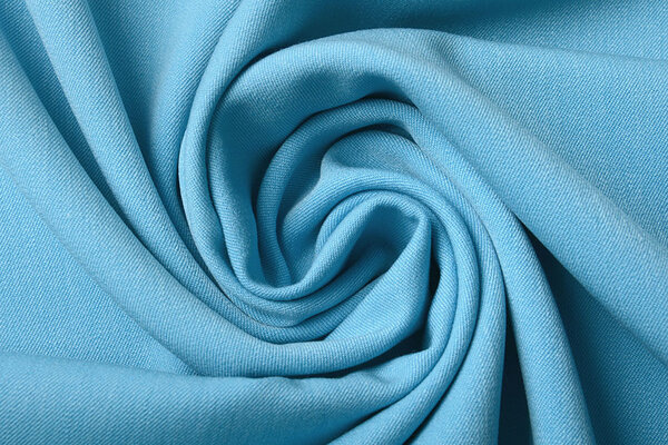 Stretch Gabardine Stoff Aqua
