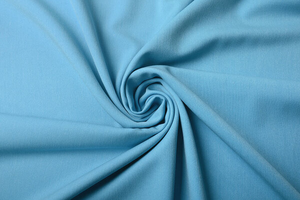 Stretch Gabardine Stoff Aqua